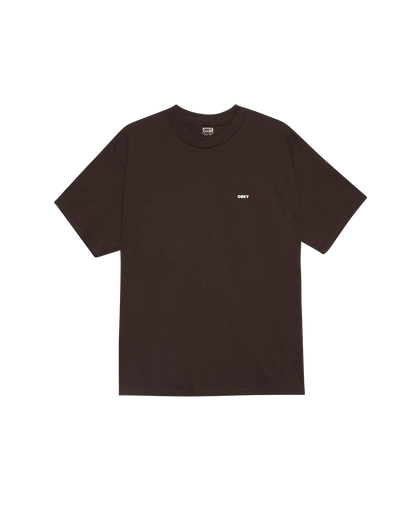 OBEY OWL S/S TEE Java Brown