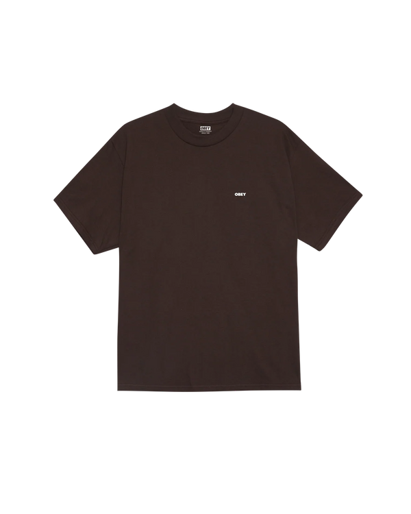 OBEY OWL S/S TEE Java Brown