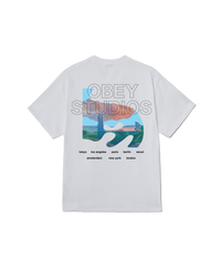 OBEY PASTURES CLASSIC T-SHIRT WHITE