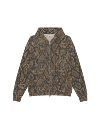 OBEY POST ZIP HOOD DUSTY VINTAGE RATTLESNAKE