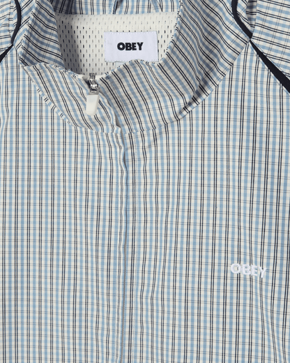 OBEY PRACTICE WINDBREAKER PLAID MULTI