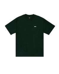 OBEY QUARTER EYE ICON HEAVYWEIGHT T-SHIRT FOREST GREEN