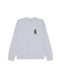 OBEY RECORDS EXTRA HEAVY CREWNECK ASH GREY