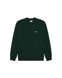 OBEY SHIELDS EXTRA HEAVY CREWNECK GREEN GABLES
