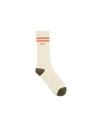 OBEY SOCCER SOCKS UNBLEACHED / DUSTY ORANGE