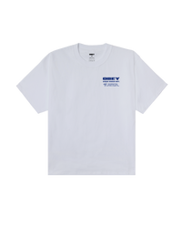 OBEY SOUND DESIGN S/S TEE WHITE