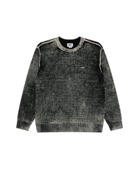 OBEY SPRAY EFFECT SWEATER DARK BLACK MULTI