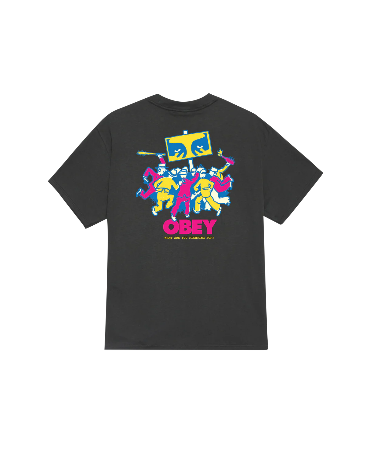 OBEY STEADY MOBBIN S/S TEE Vintage Black