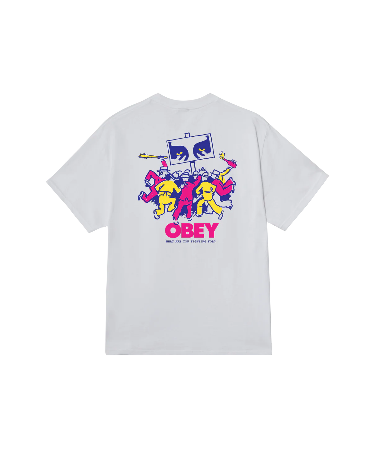 OBEY STEADY MOBBIN S/S TEE White