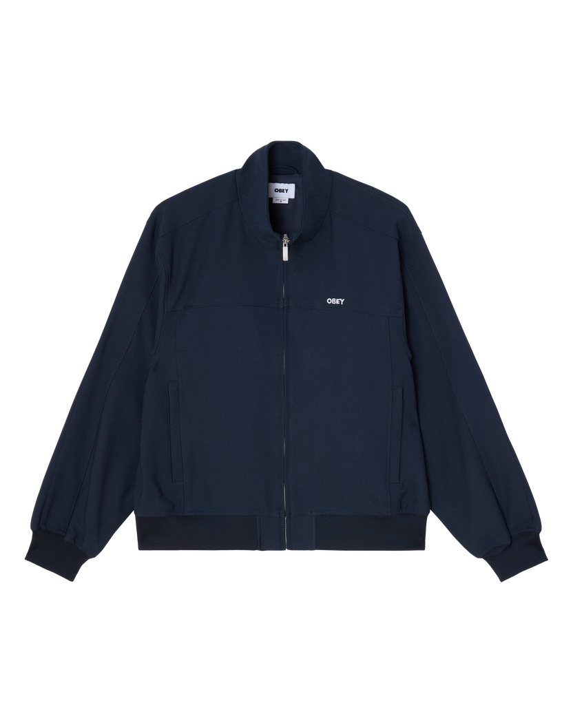 OBEY TAILORED TRACK JACKET NAVY