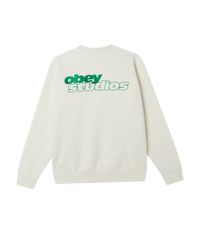 OBEY TONIC CREW OFF WHITE