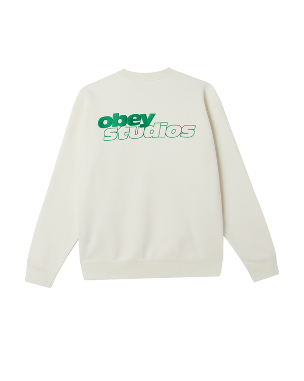 OBEY TONIC CREW OFF WHITE — Obey