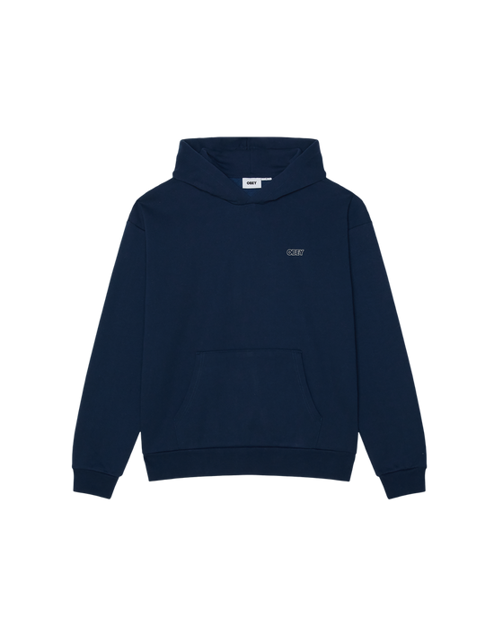 OBEY TREBLE EXTRA HEAVY PULLOVER PAGEANT BLUE