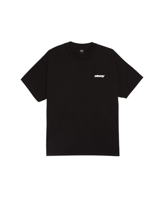 OBEY VHS CLASSIC T-SHIRT BLACK