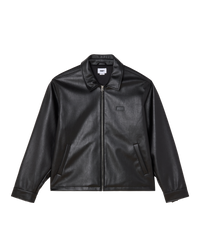 OBEY WORKMAN PU JACKET BLACK