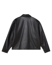 OBEY WORKMAN PU JACKET BLACK