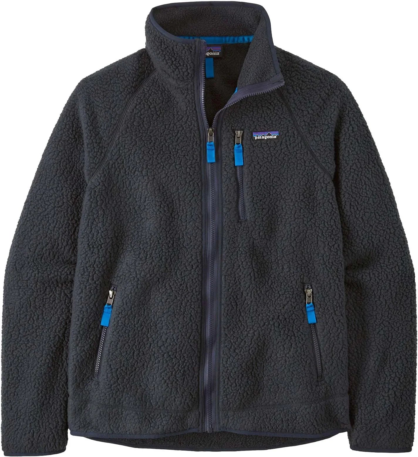 Retro Pile Jacket Blue