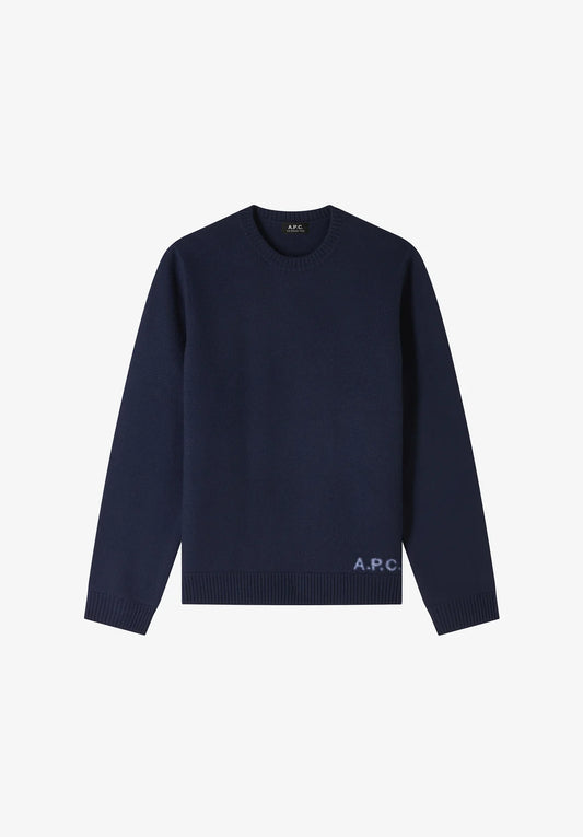 PULL APC COL ROND Dark Navy