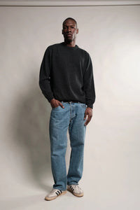 Nitto Knitwear PULL COL ROND ARMEN CHARCOAL