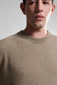 Nitto Knitwear PULL COL ROND ARMEN KHAKI