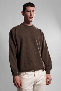 Nitto Knitwear PULL COL ROND ARMEN MOCHA