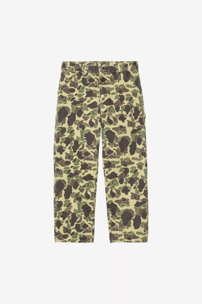 Pantalon Carhartt Wip DUCK SINGLE KNEE PANT Camo Duck Green