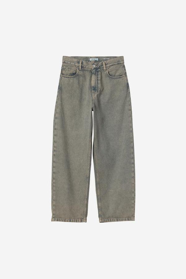 Pantalon Carhartt Wip W BRANDON PANT Blue Leather — Carhartt Wip