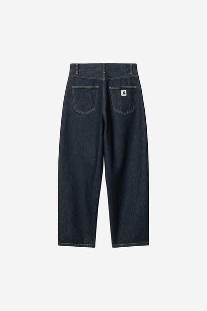 Pantalon Carhartt Wip W BRANDON PANT Blue Rinsed