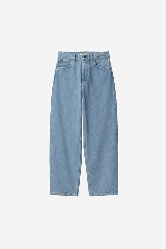 Pantalon Carhartt Wip W BRANDON PANT Blue Stone Bleached