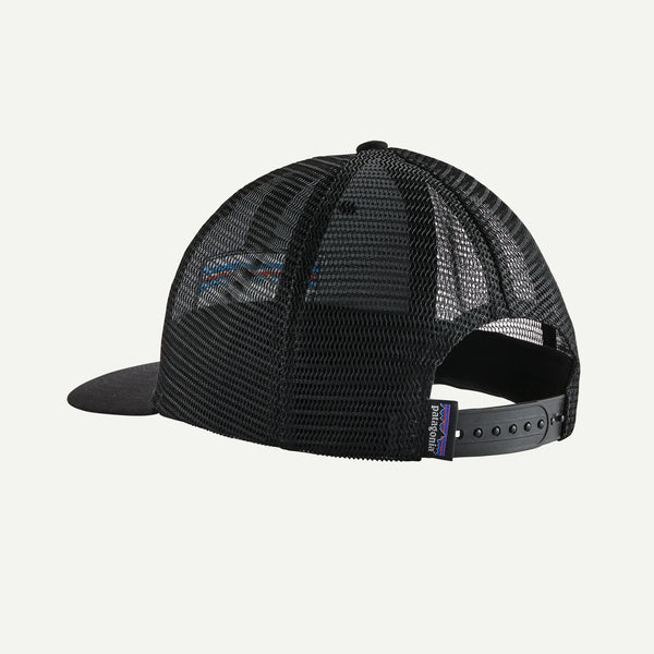Patagonia P6 LOGO LOPRO TRUCKER HAT Black
