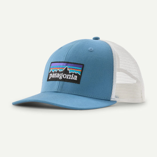 Patagonia P6 LOGO LOPRO TRUCKER HAT Shore Blue — Patagonia
