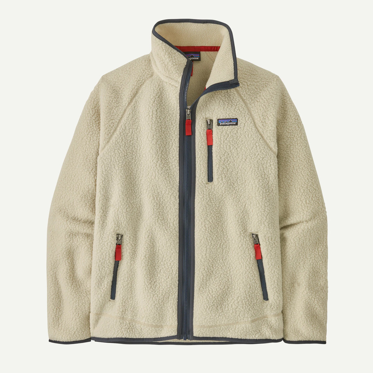 Patagonia RETRO PILE JACKET Pelican w/Smolder Blue