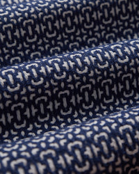 Portuguese Flannel ABSTRACT S/S SHIRT Blue