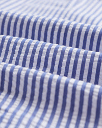 Portuguese Flannel ATLANTICO STRIPE L/S SHIRT Blue