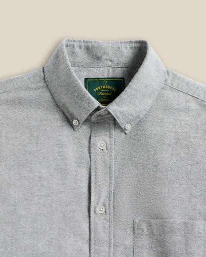 Portuguese Flannel BRUSHED OXFORD L/S SHIRT Green