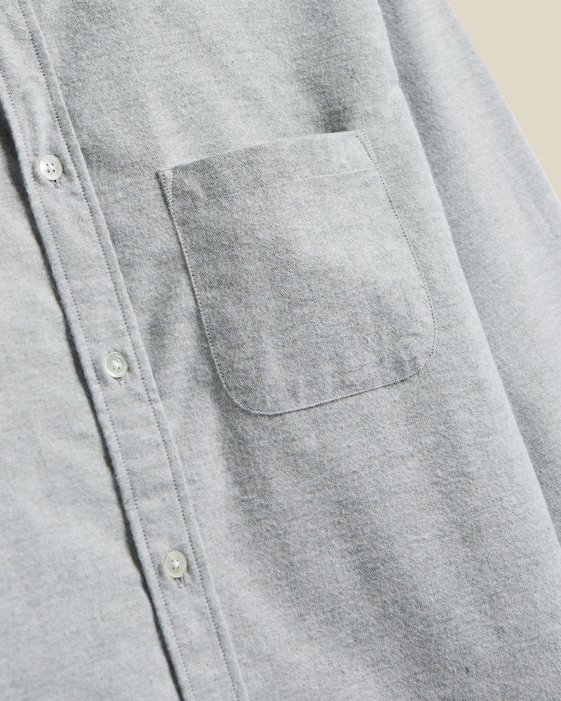 Portuguese Flannel BRUSHED OXFORD L/S SHIRT Green