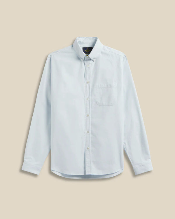 Portuguese Flannel BRUSHED OXFORD L/S SHIRT Light Blue — Portuguese Flannel