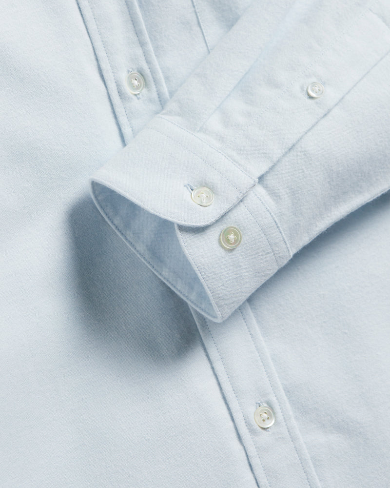 Portuguese Flannel BRUSHED OXFORD L/S SHIRT Light Blue