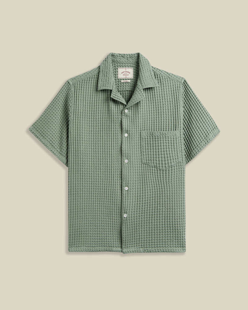 Portuguese Flannel CORNELIUS S/S SHIRT Green