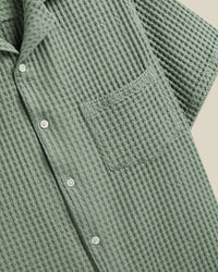 Portuguese Flannel CORNELIUS S/S SHIRT Green