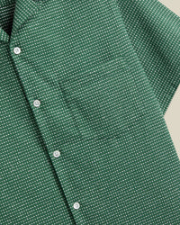 Portuguese Flannel DOTS S/S SHIRT Green