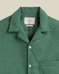 Portuguese Flannel DOTS S/S SHIRT Green