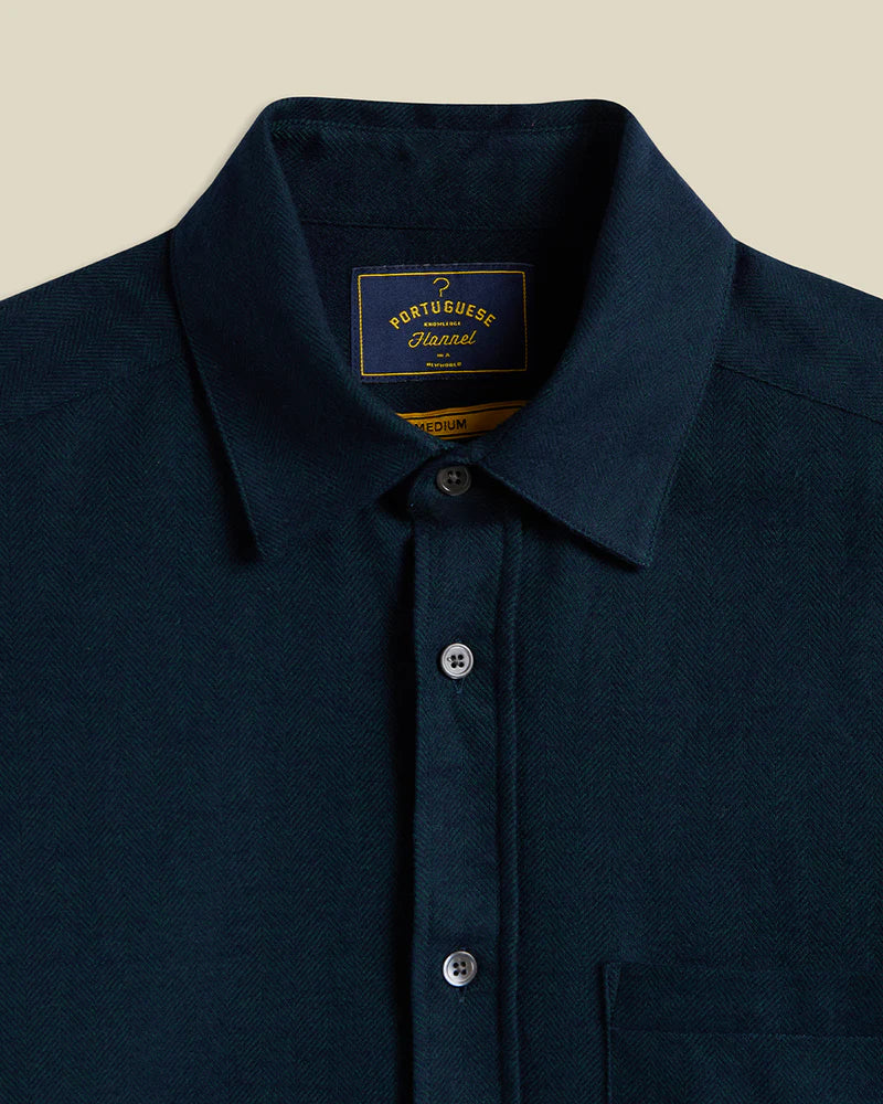 Portuguese Flannel ESPIGA L/S SHIRT Green