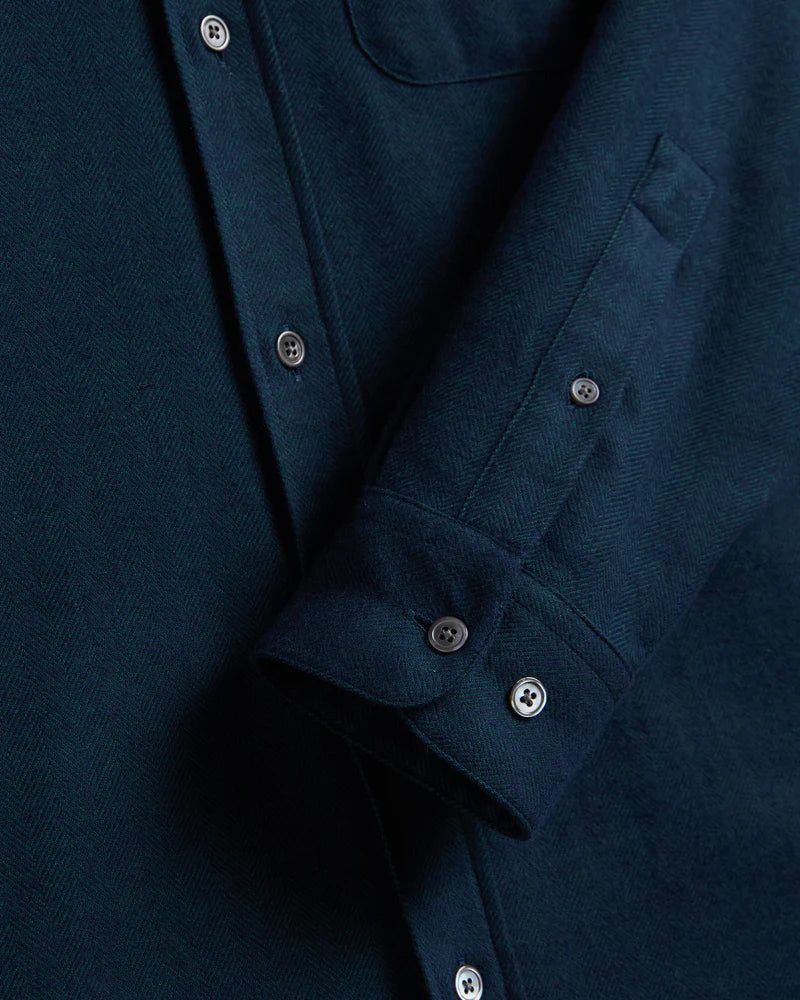 Portuguese Flannel ESPIGA L/S SHIRT Green