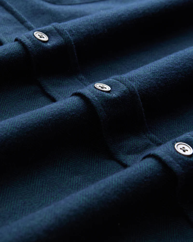 Portuguese Flannel ESPIGA L/S SHIRT Green