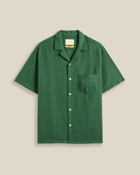 Portuguese Flannel GRAIN S/S SHIRT Green