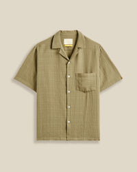 Portuguese Flannel GRAIN S/S SHIRT Khaki