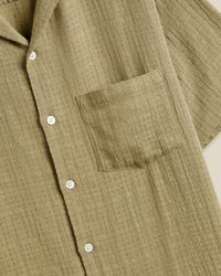 Portuguese Flannel GRAIN S/S SHIRT Khaki