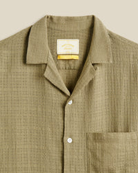 Portuguese Flannel GRAIN S/S SHIRT Khaki