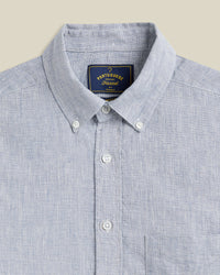 Portuguese Flannel GRANULAR L/S SHIRT Blue